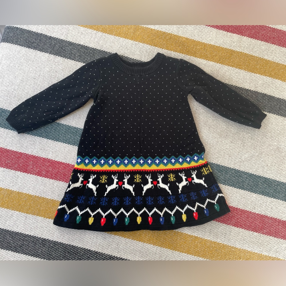 Hanna Andersson Holiday Sweater Dress